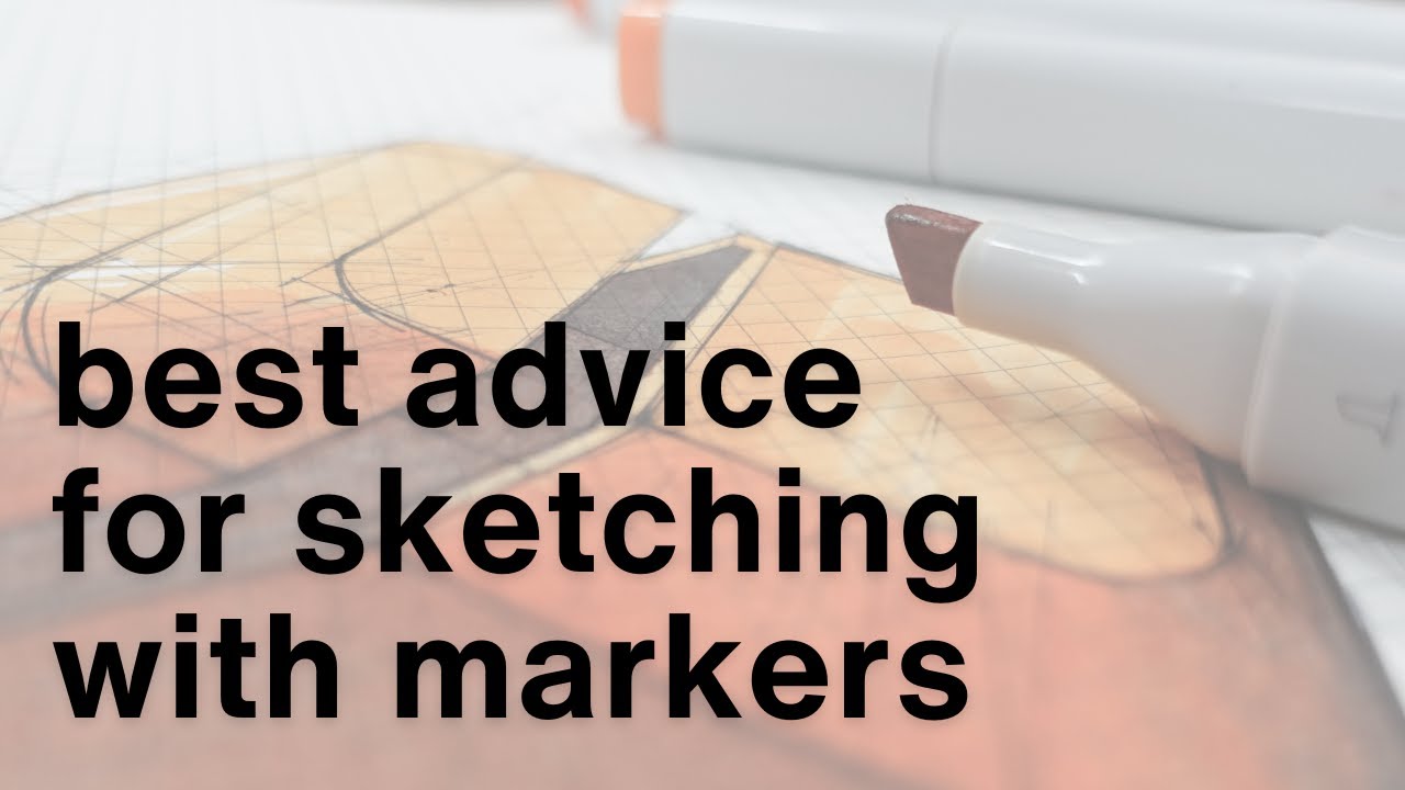 How to sketch with marker pens - 5 top tips
