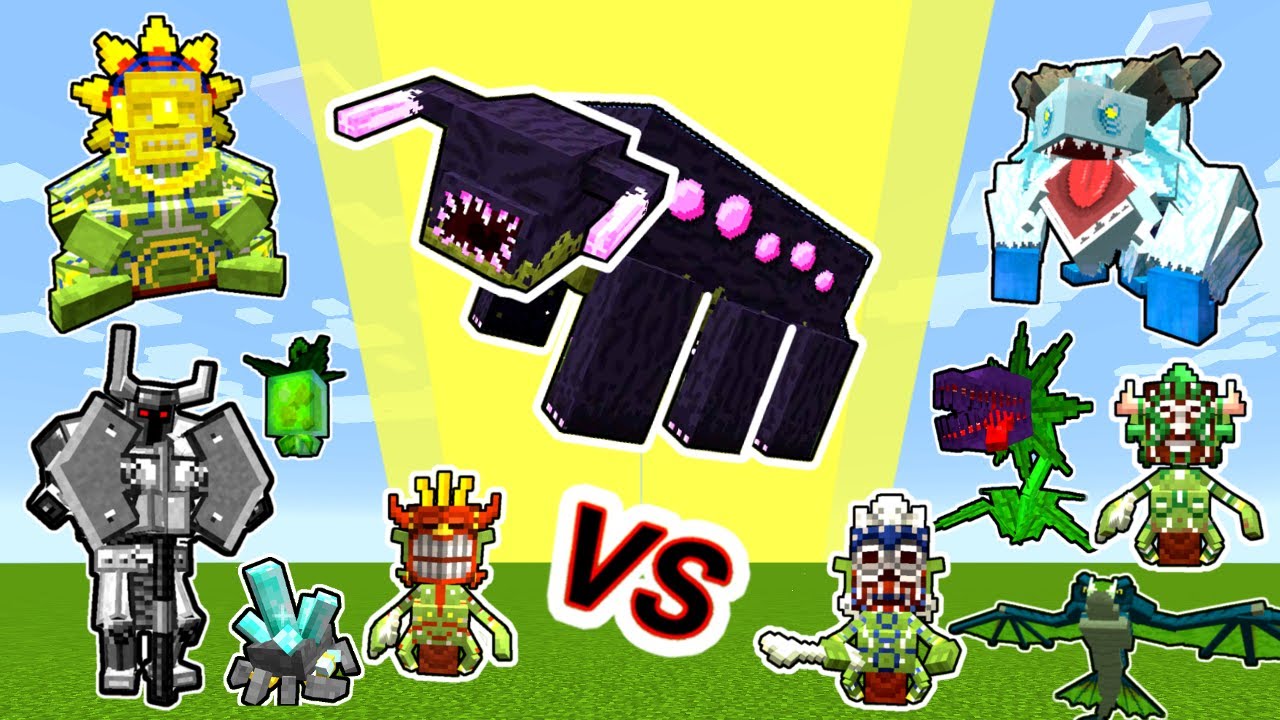End Bear Vs. Mowzie's Mobs Monsters in Minecraft