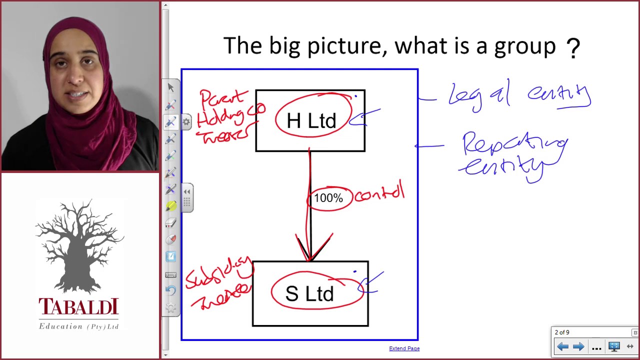 FAC2602 - LU1 - IFRS10 - L1 - The Big Picture, What is a Group?