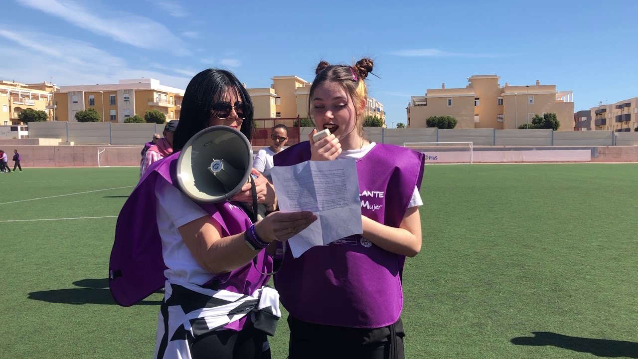 1ªMarcha por la Igualdad. SIEMPRE HACIA DELANTE. IES VILLA DE VÍCAR