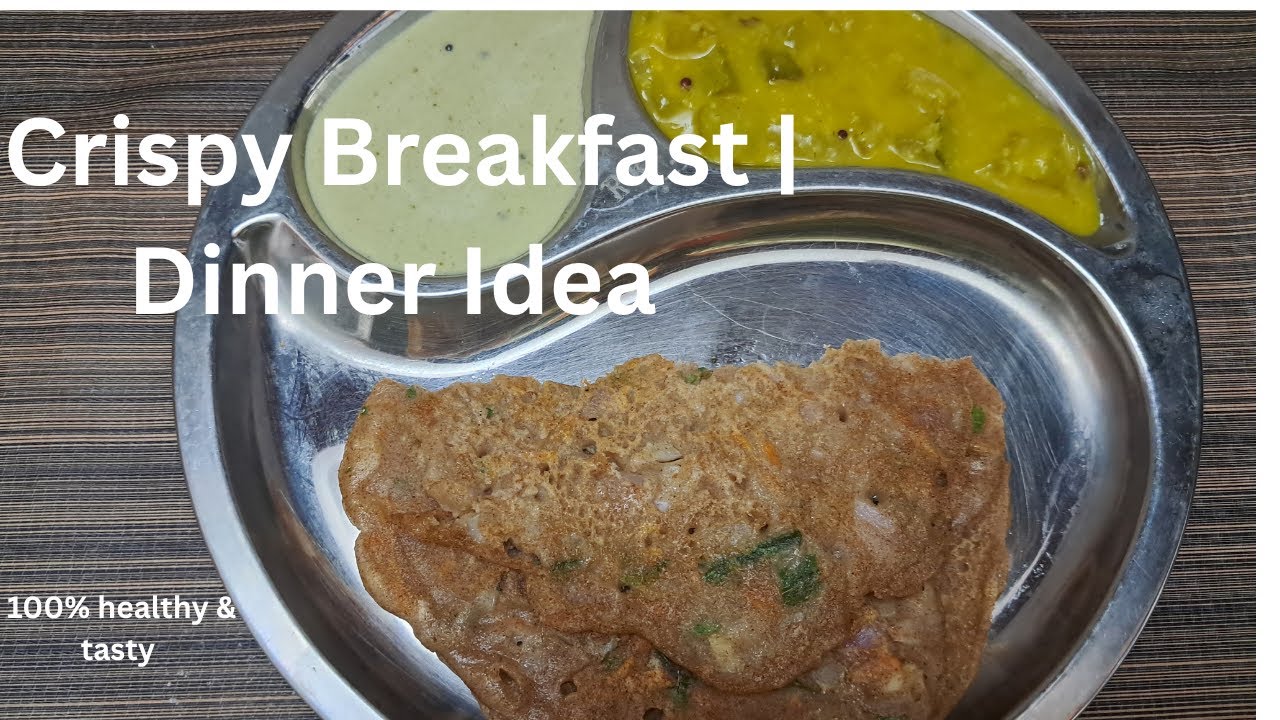 Millet  Healthy Breakfast/Dinner  for All Ages | No Maida | Super Crispy & Nutritious Tiffin