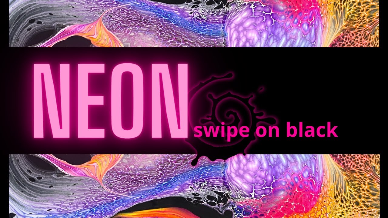 Неоновые краски!!! Все виды неудач и один ноготь. Флюид-арт с рецептом Bloom.