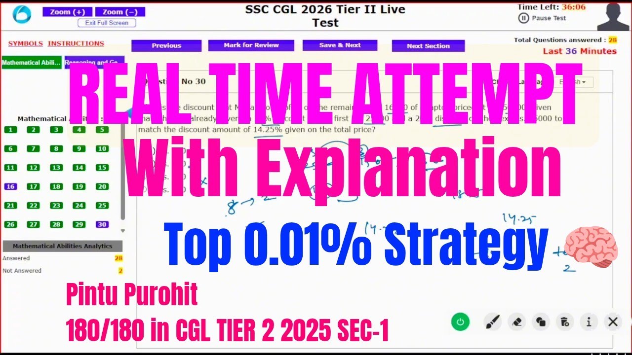 Secret Methods for 90/90 🤫 Oliveboard Quant Tier 2: The Topper’s Blueprint |CGL Tier 2 |Aptimaths