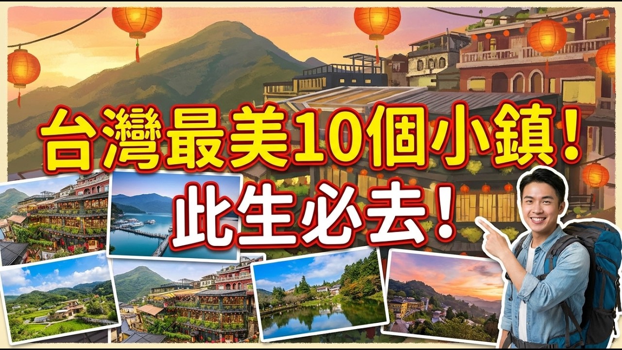 此生必去！台灣最美10大小鎮排行曝光：走過3個就神了，全制霸的人太幸福