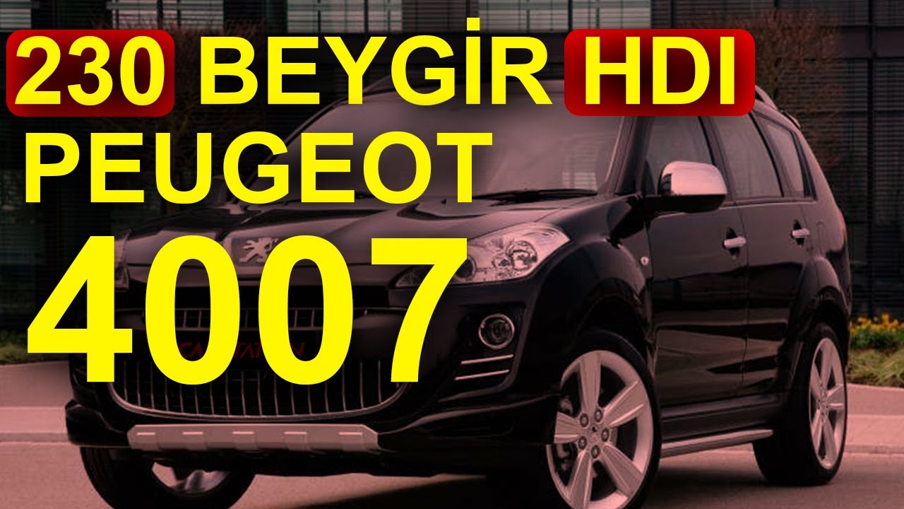 230 Beygirlik Canavar - Hybrid Turbo Peugeot 4007