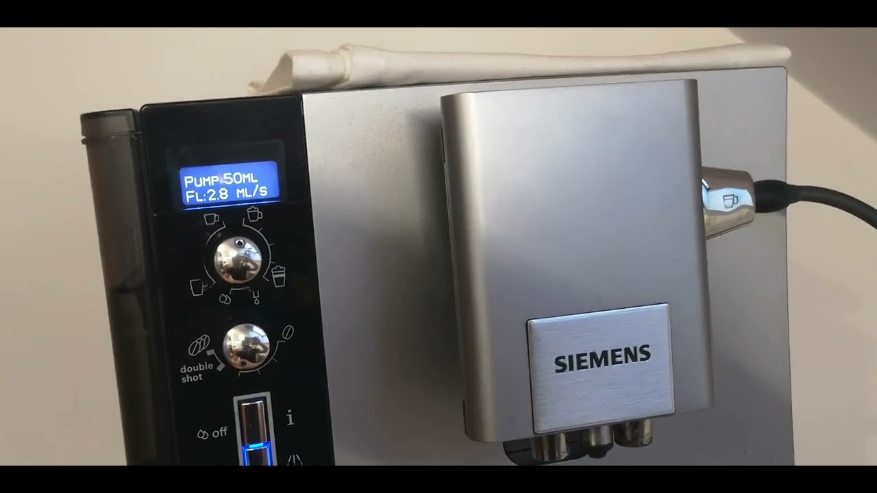 Siemens EQ.5 macchiatoPlus menu serwisowe