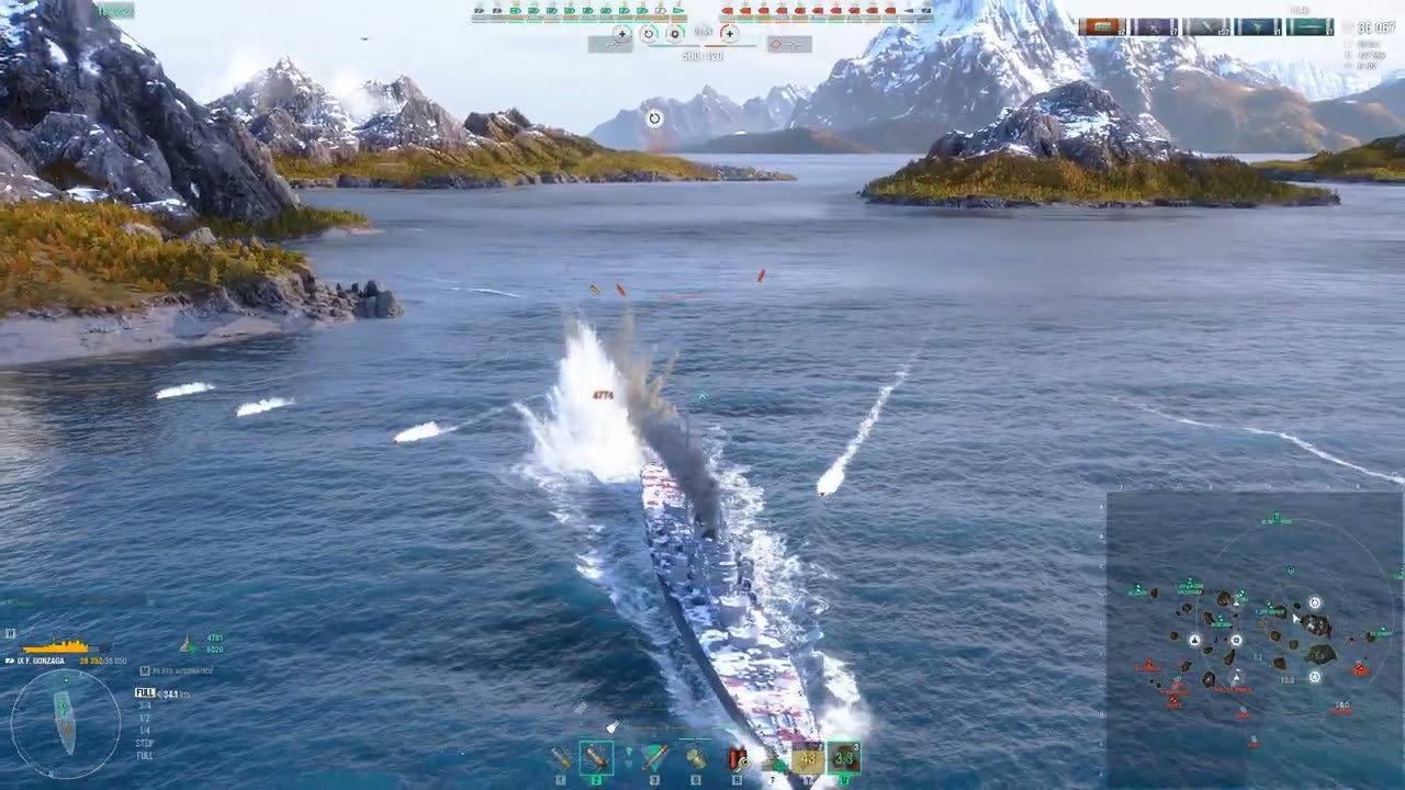 World of Warships - Gonzaga, interessant.