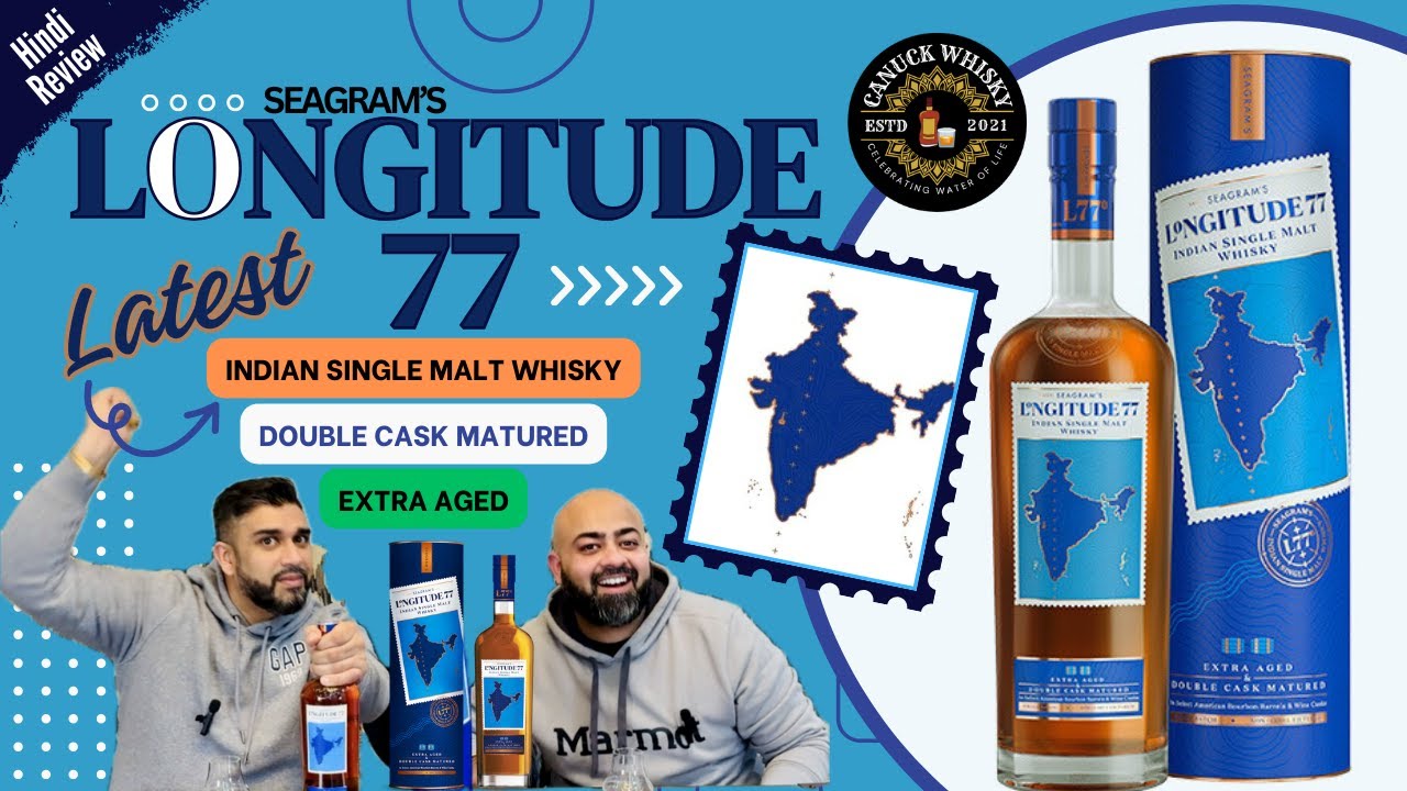 Longitude 77 | Newest Indian Single Malt | Hindi Review | Canuck Whisky