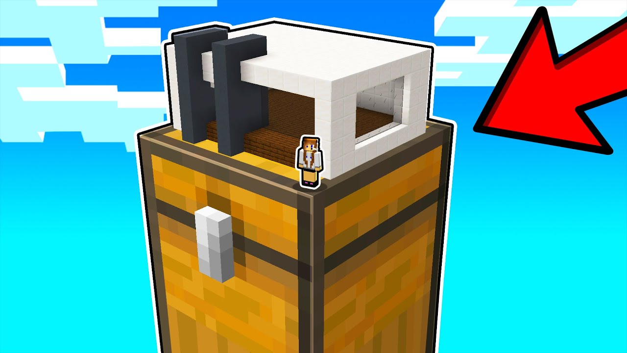 CONSTRUÍMOS UMA MANSÃO EM CIMA DE UM BAÚ! (Baú Mágico #2)