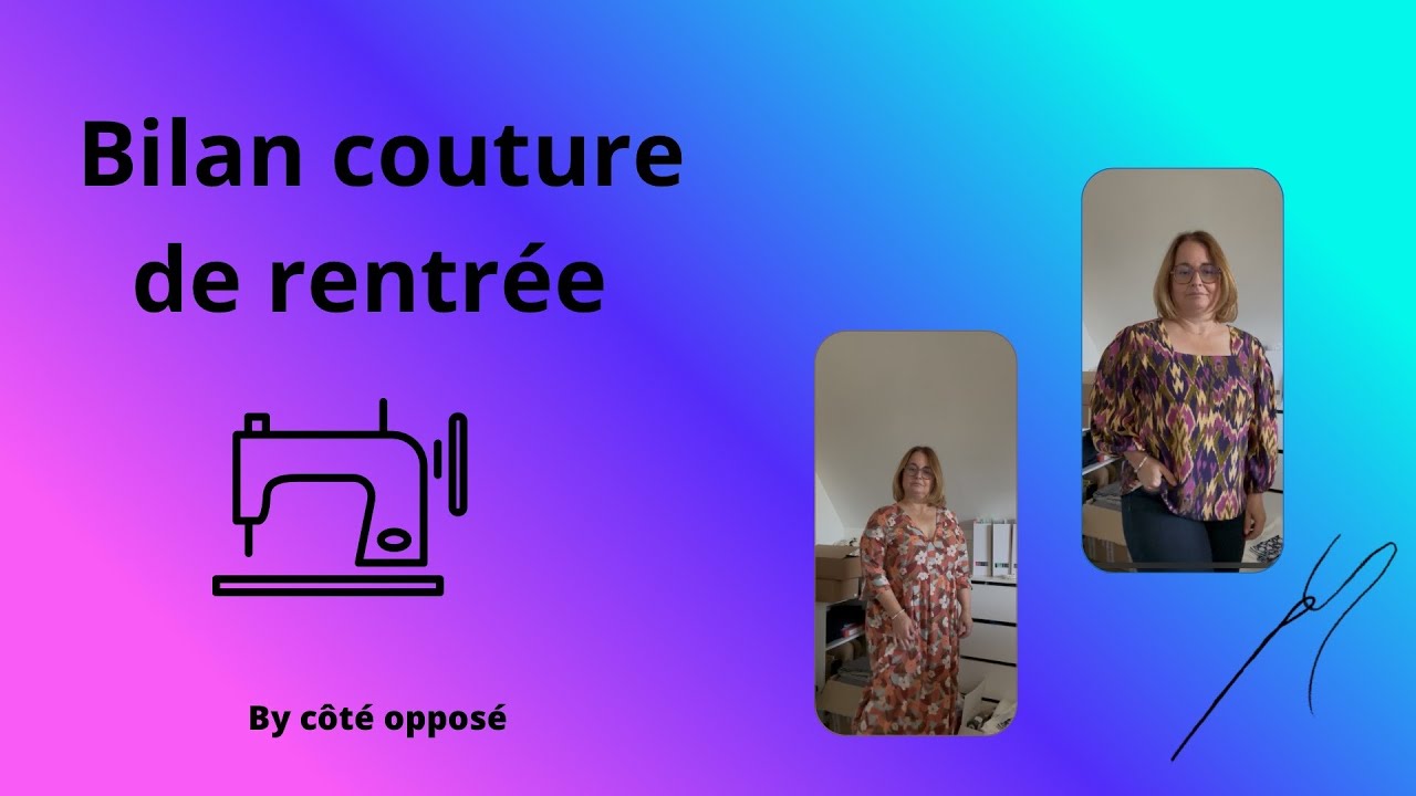 Bilan couture de rentrée, veste Madou, Rebelle…. 