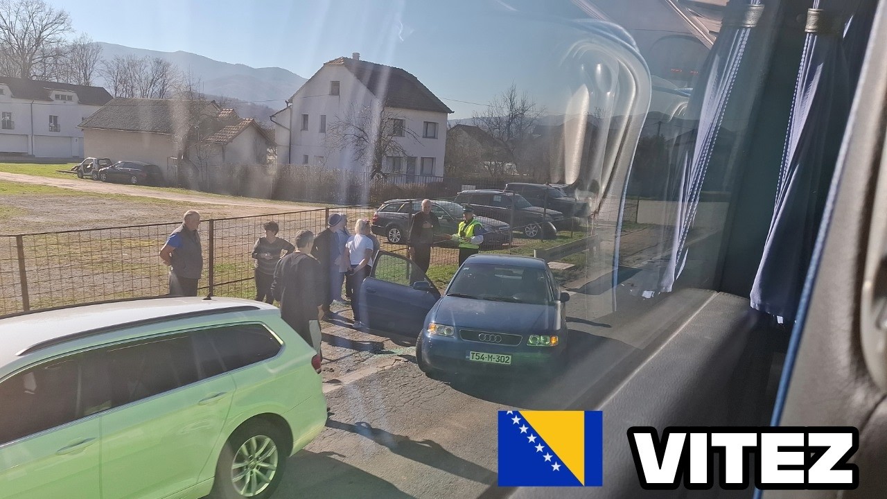 Prometna nesreća kod Viteza i očevid policije