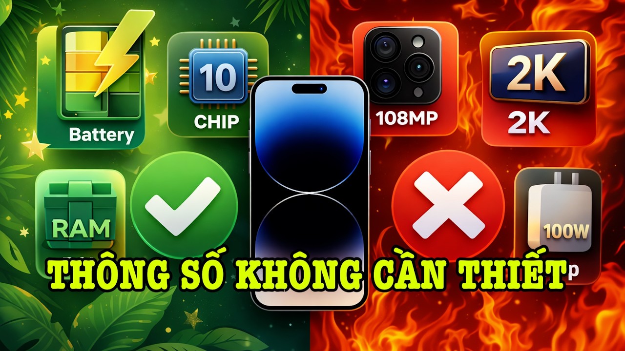 Những thông số cần thiết và không cần thiết trên iPhone !