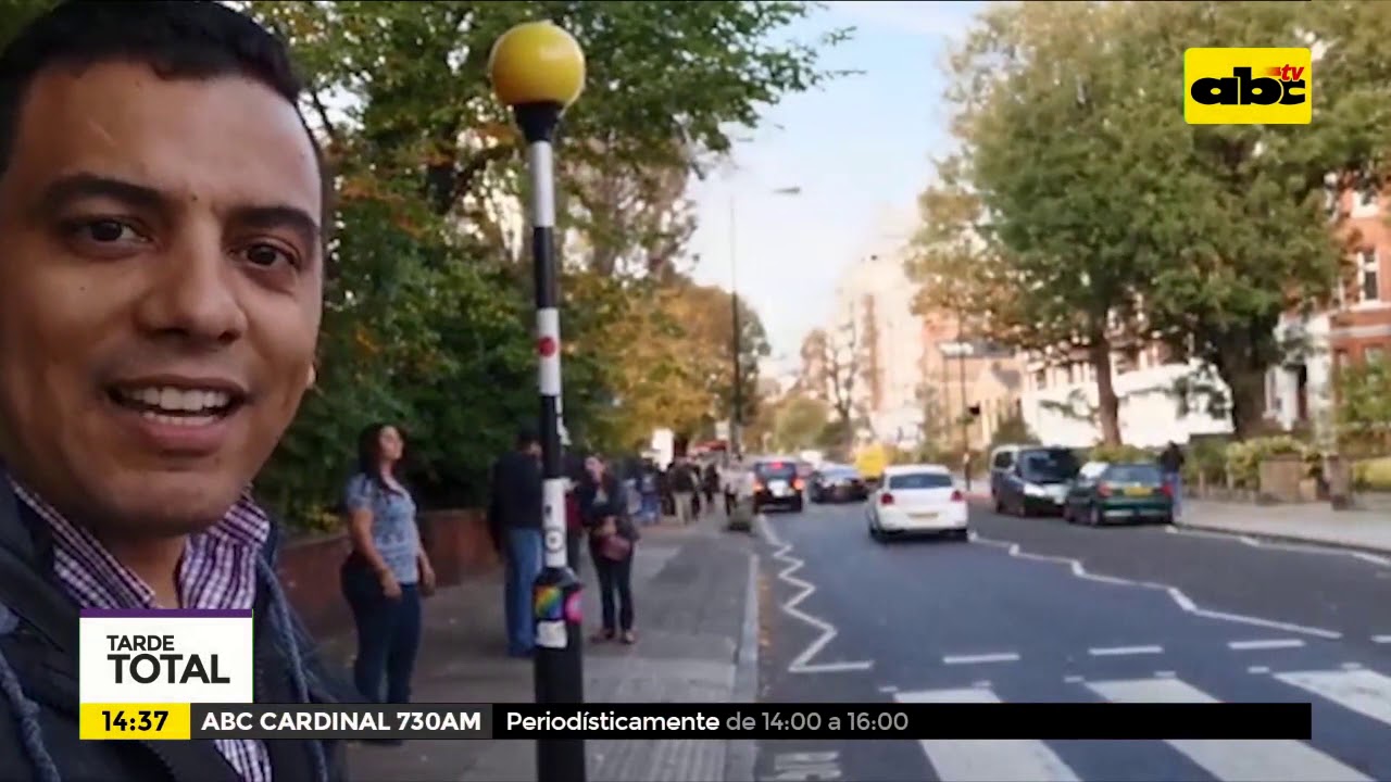 Benru en Londres y el paso de cebra de The Beatles