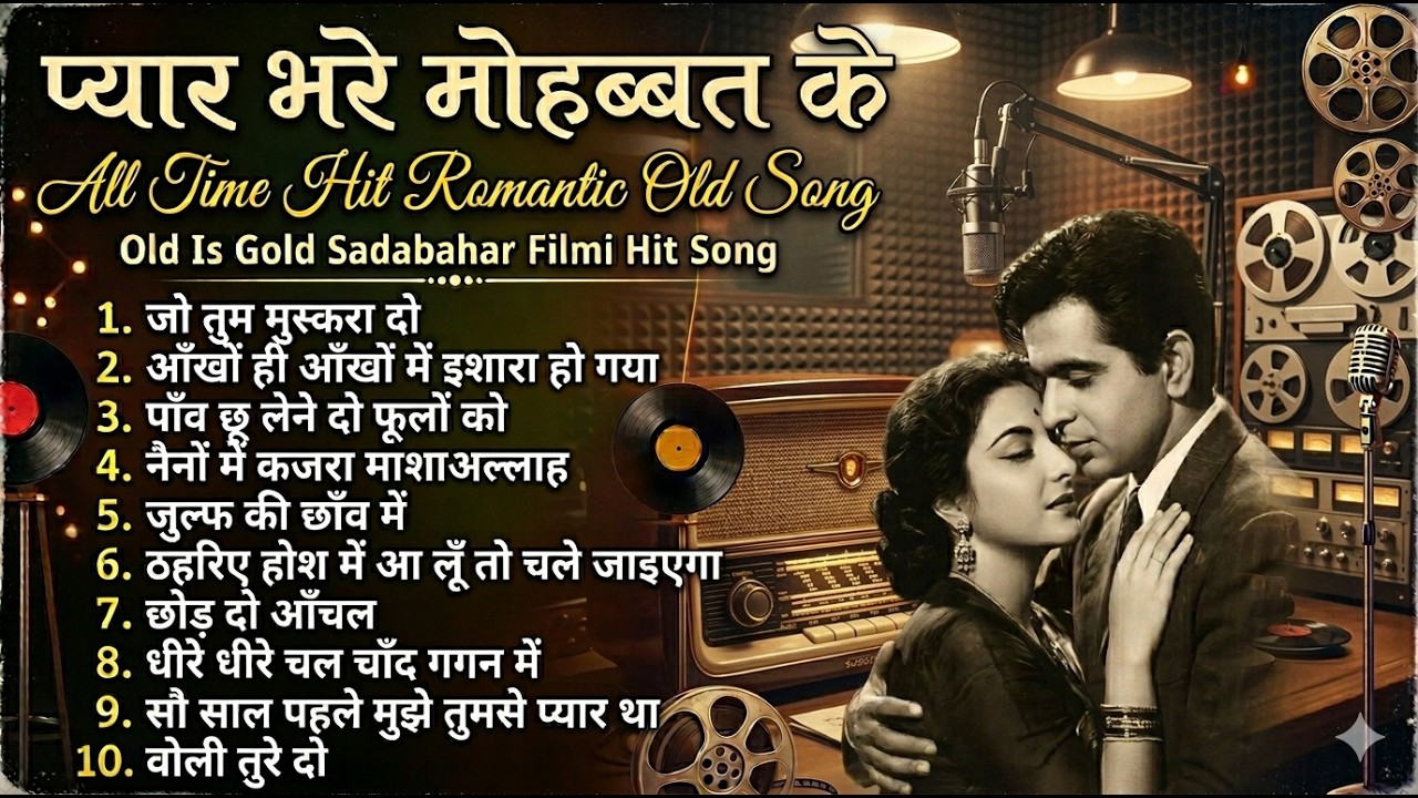 प्यार भरे मोहब्बत के | All Time Hit Romantic Old Song | आँखों ही आँखों में इशारा हो गया | Old Geet