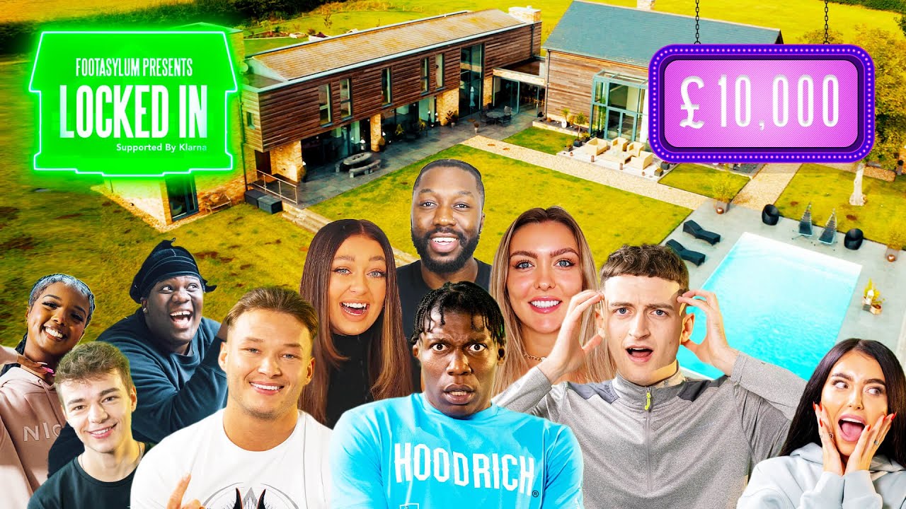 LOCKED IN IS BACK!!! WE'RE LOCKING 10 YOUTUBERS IN A HOUSE FOR £10,000!!!