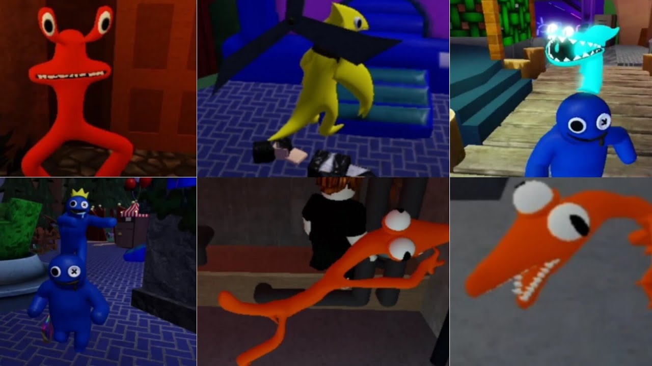 RAINBOW🌈 FRIENDS CHAPTER 1/2 JUMPSCARE and ROLL PLAY 