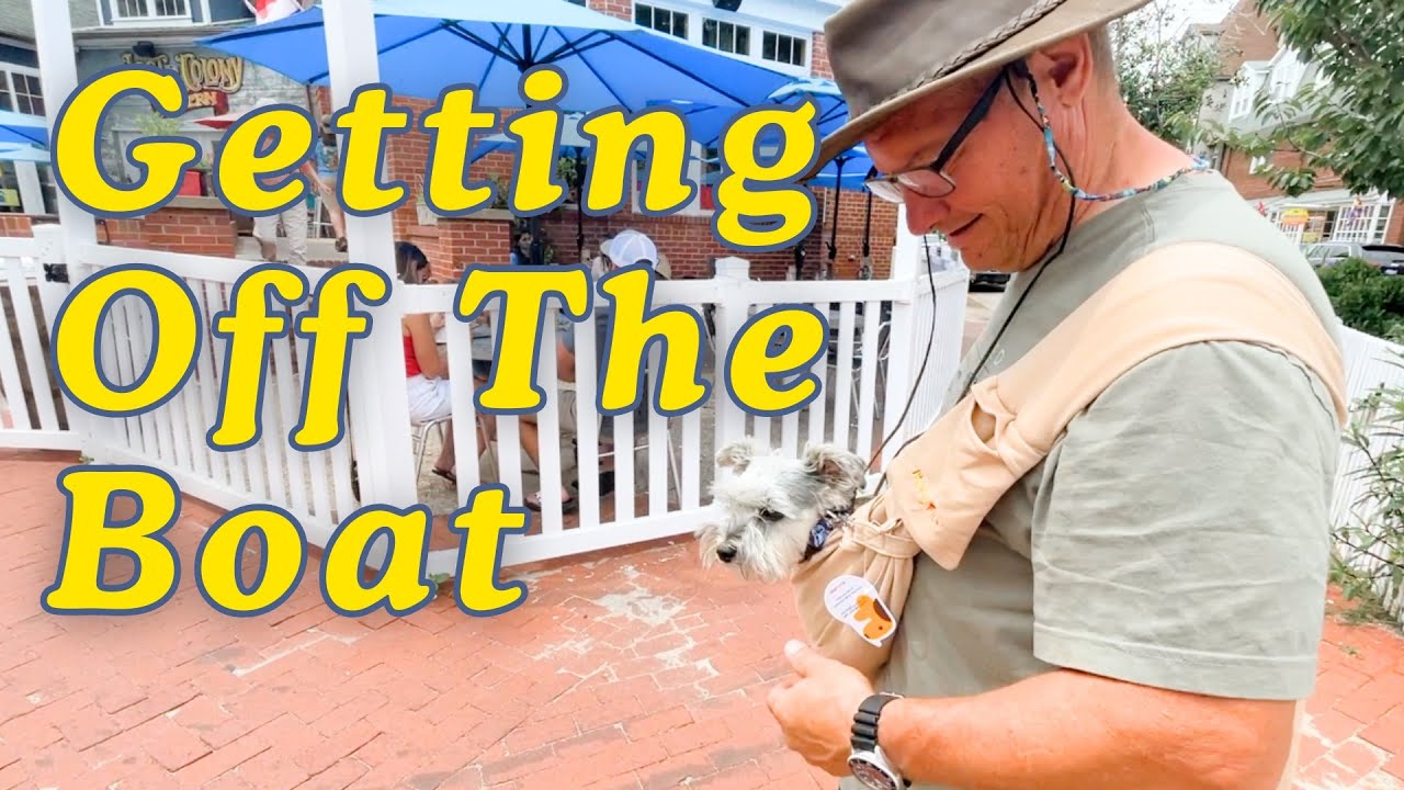Getting Off the Boat in Manteo NC