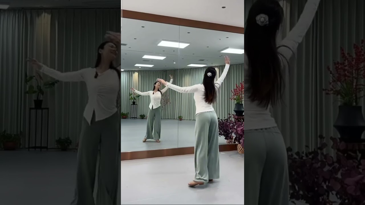 舒展柔美形体舞《南湖红船》李冠原创/笑笑对镜背面口令跟跳版