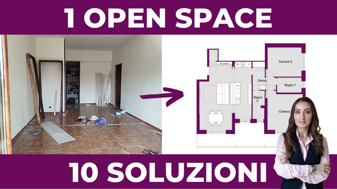 1 Open Space, 10 Soluzioni | Interior design