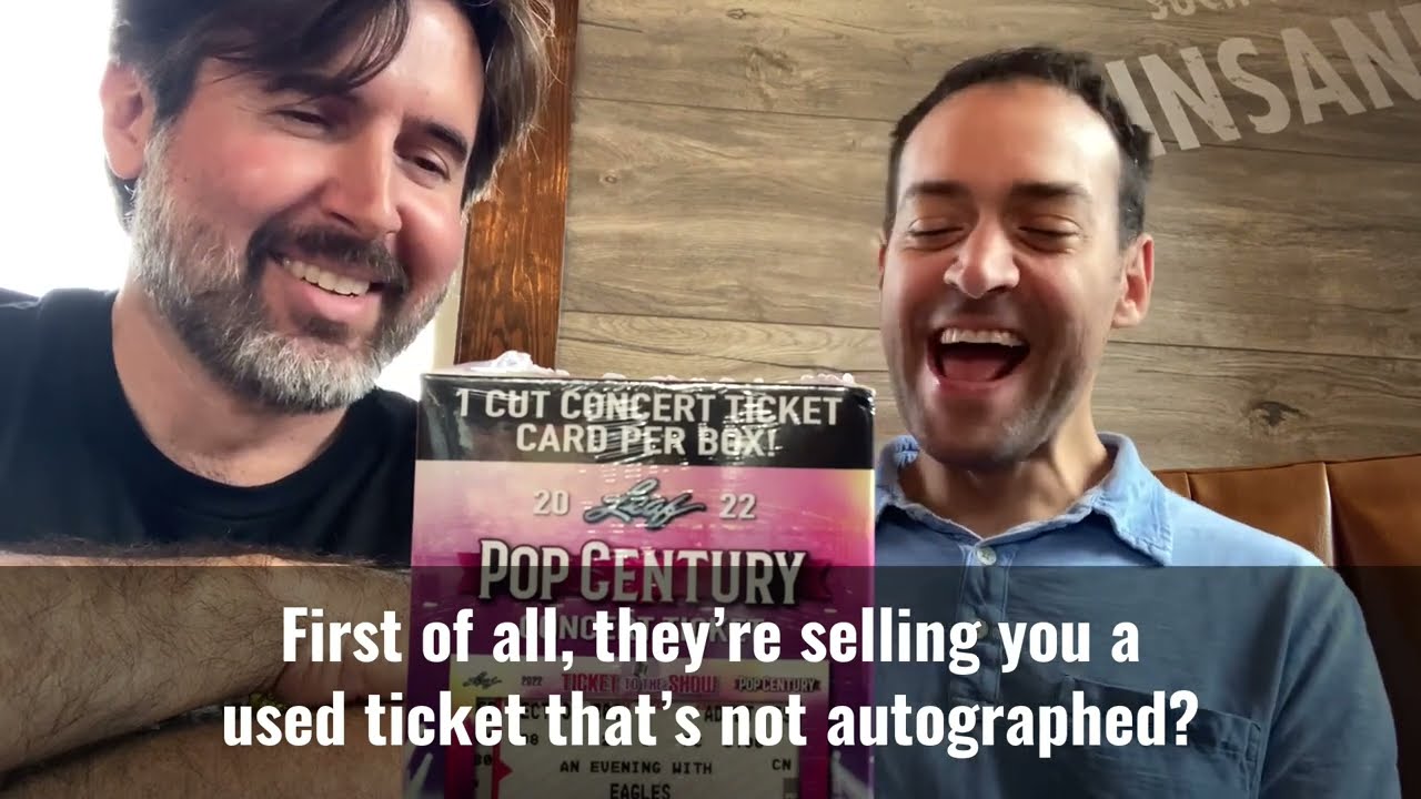 We Got What? Unboxing a Used Concert Ticket! (2022 Leaf Pop Century Box)