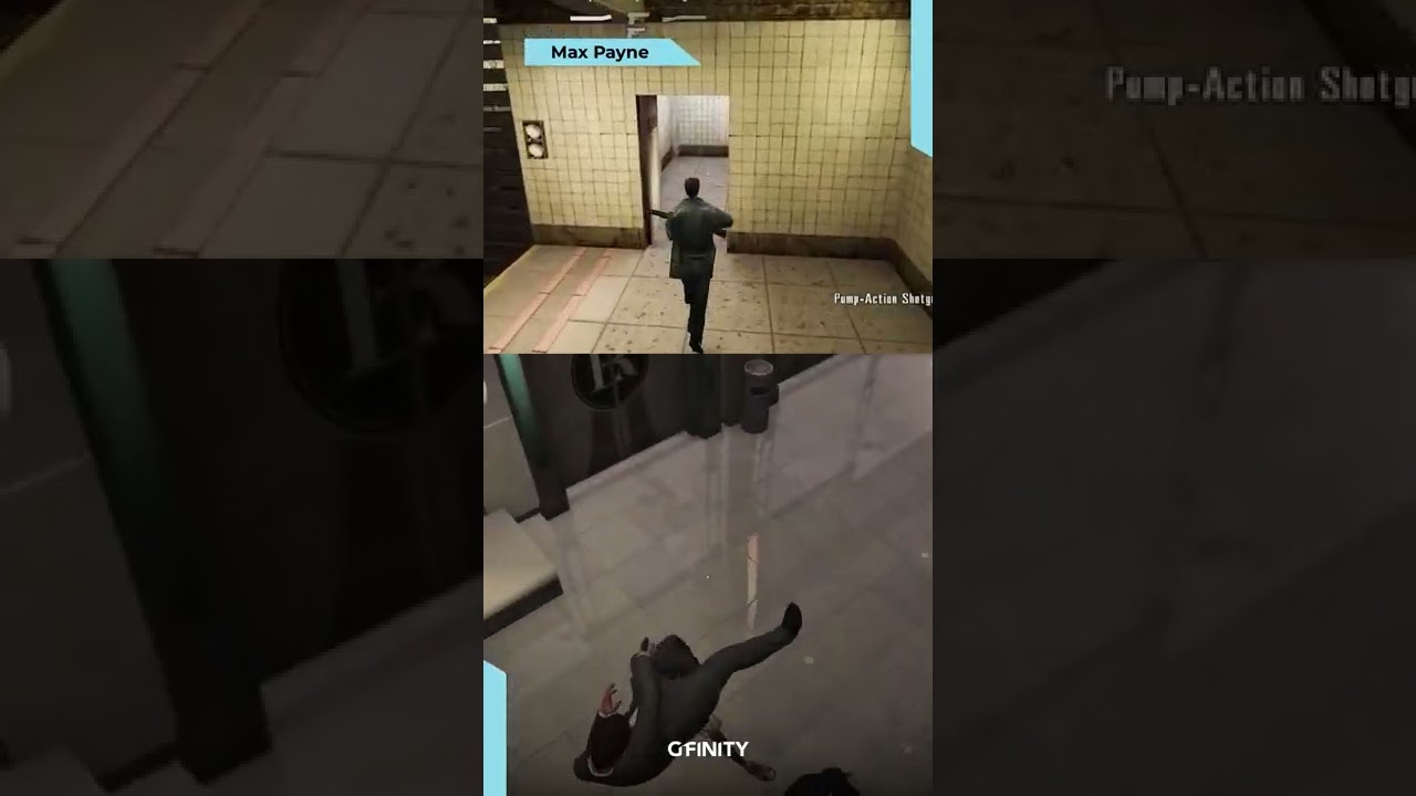 Max Payne 1 vs 3 - an amazing improvement | Gfinity Retro #Shorts