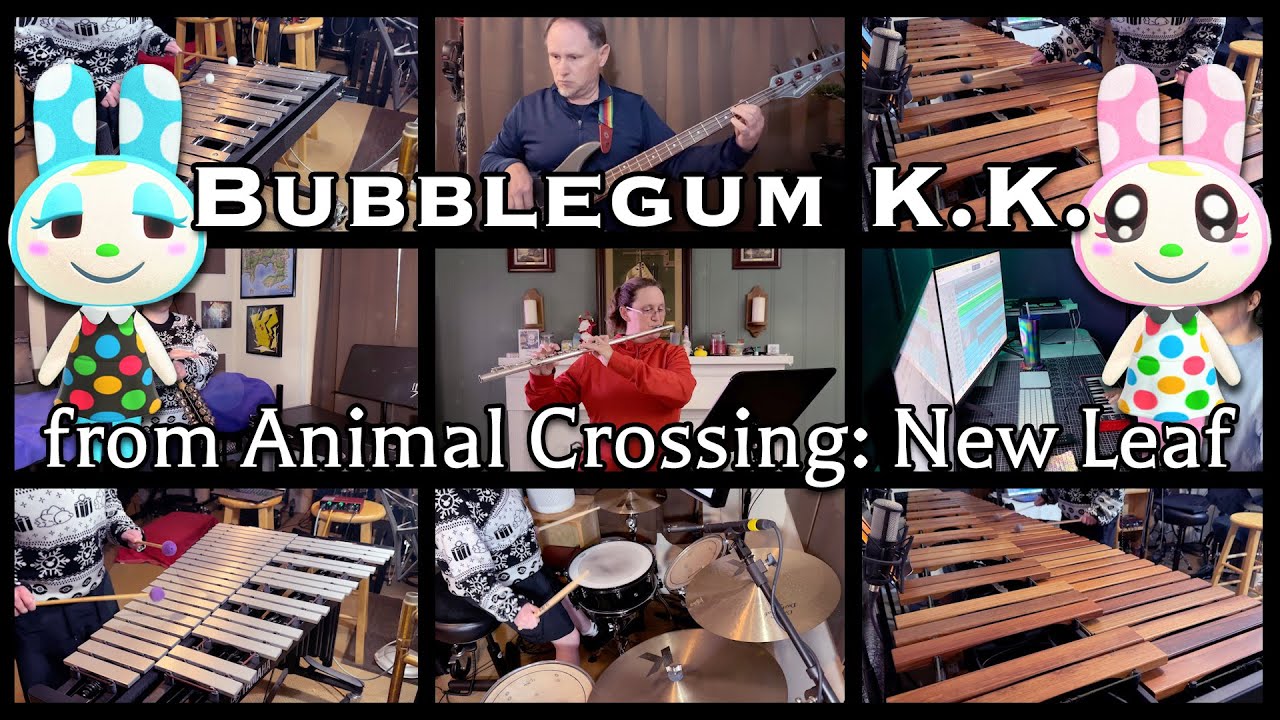 Bubblegum K.K. - Animal Crossing: New Leaf (Winter Family Cover) | V-Ron Media ft. VGM Family!