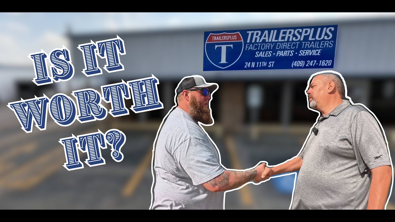 Buying a 102 x 24 Interstate Cargo Trailer at TrailersPlus Beaumont,TX | Honest Cost & Haul Test