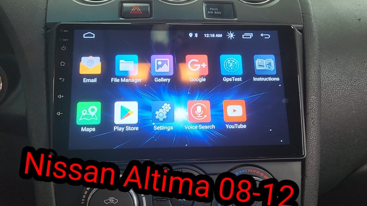 Экран Android CarPlay для Nissan Altima 2008-2012 гг.