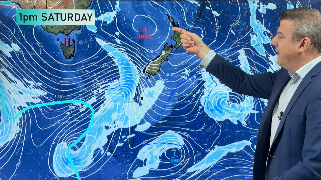 NZ: 7 Days - A few weak cold fronts, but a lot more high pressure