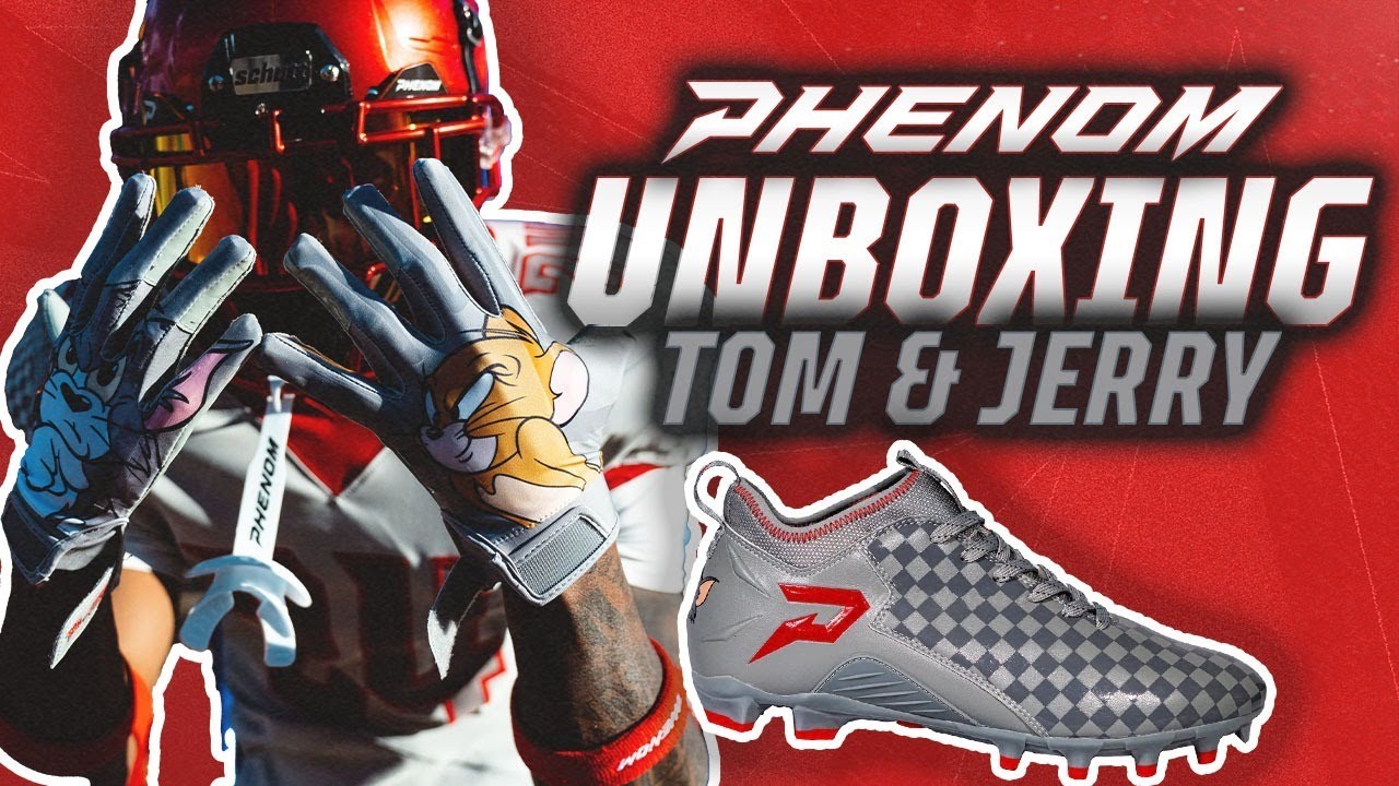 Phenom Unboxing: Tom and Jerry Collection | Football Cleats and Gloves
