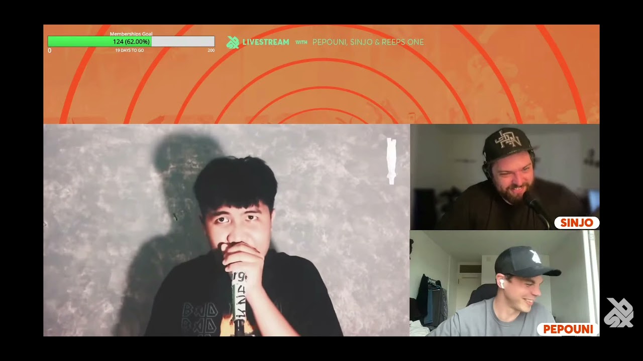 PEPOUNI & SINJO REACTION || Rafly GBB21 SOLO BEATBOX WILDCARD!!!