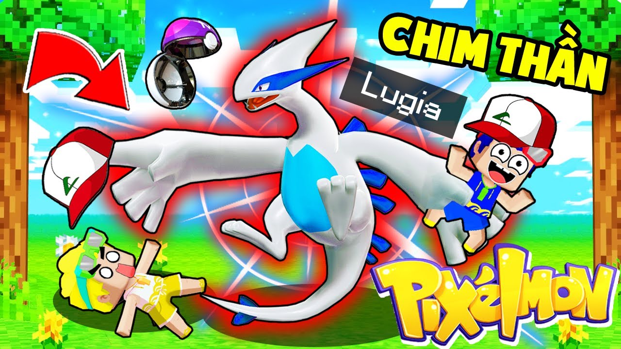 MINI WORLD PIXELMON #3: MRVIT TRIỆU HỒI POKEMON HUYỀN THOẠI*CHIM THẦN LUGIA XUẤT HIỆN !!!