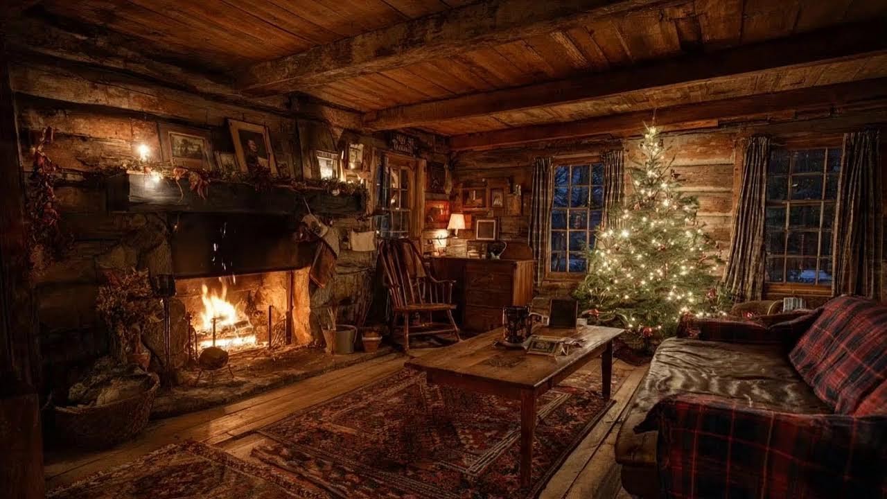 Midnight Cabin Jazz: Smooth Melodies to Enjoy Quiet Rest & Relieve Anxiety 🌌