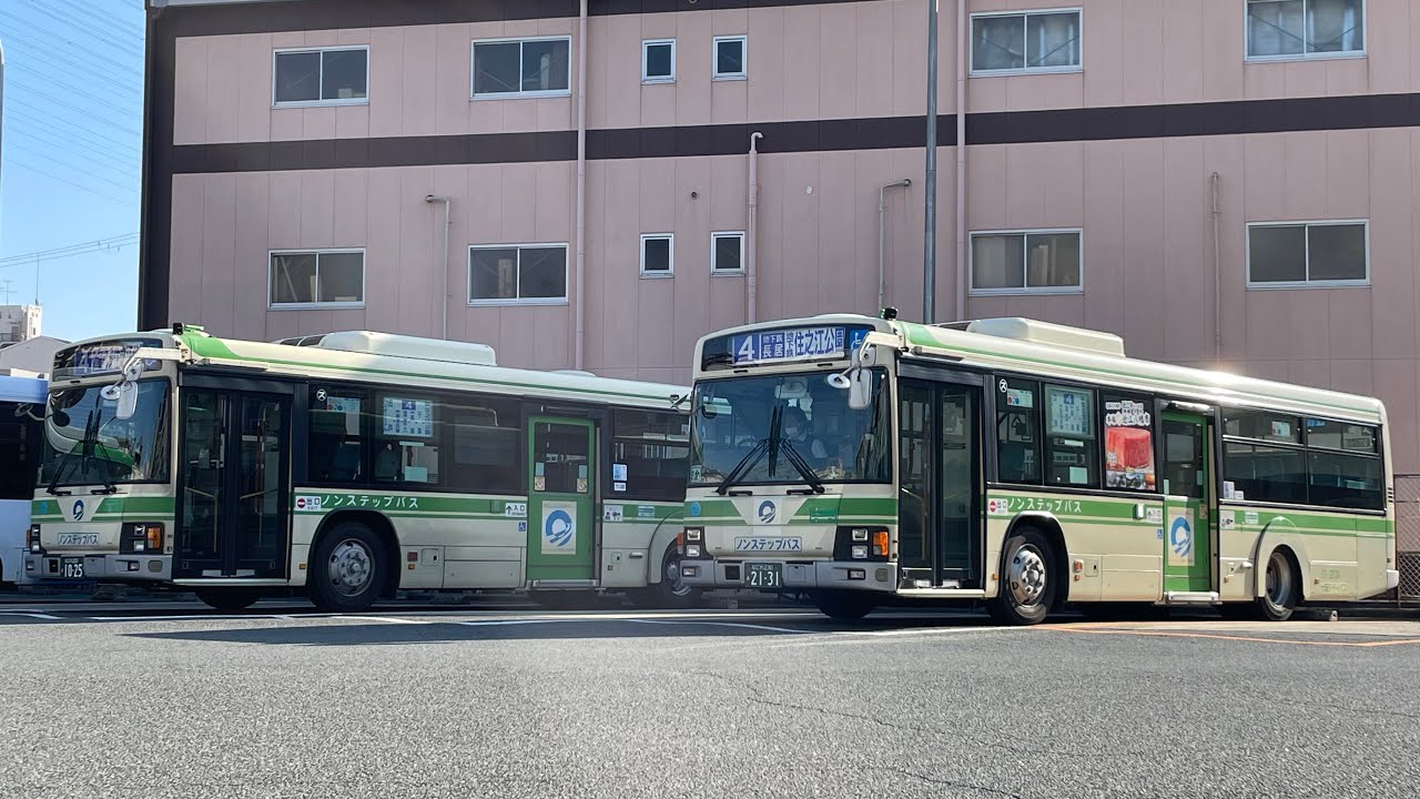 大阪シティバス PJ-LV234L1 走行音