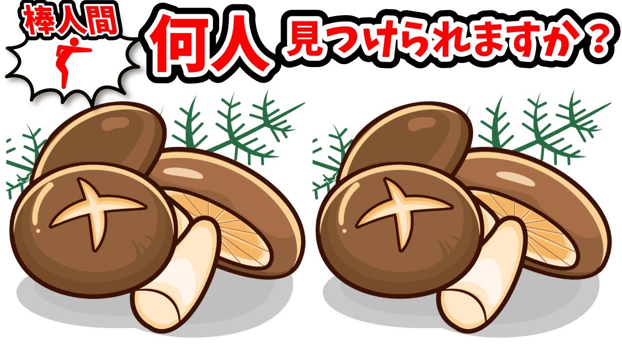 ◤◢◤◢間違い探しと棒人間探しでで頭の体操◤◢◤◢【認知症予防】(復習編)1408
