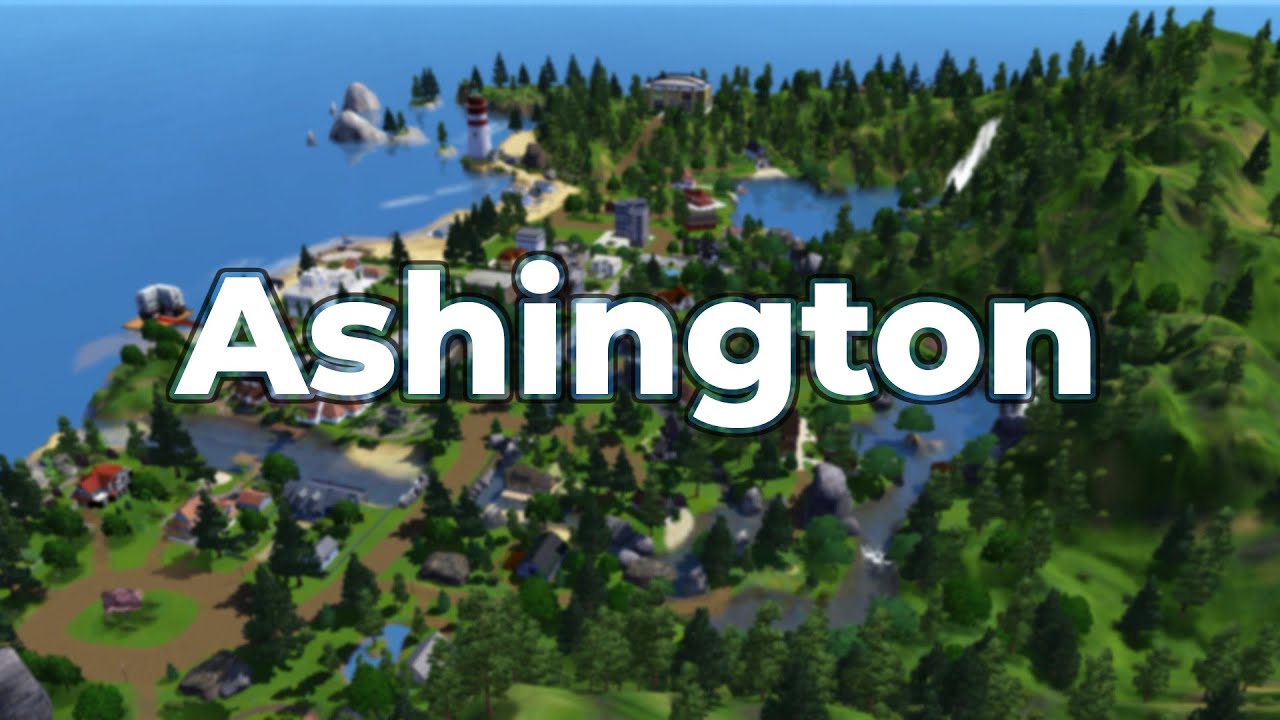 Ashington -  The Sims 3 Custom World Overview