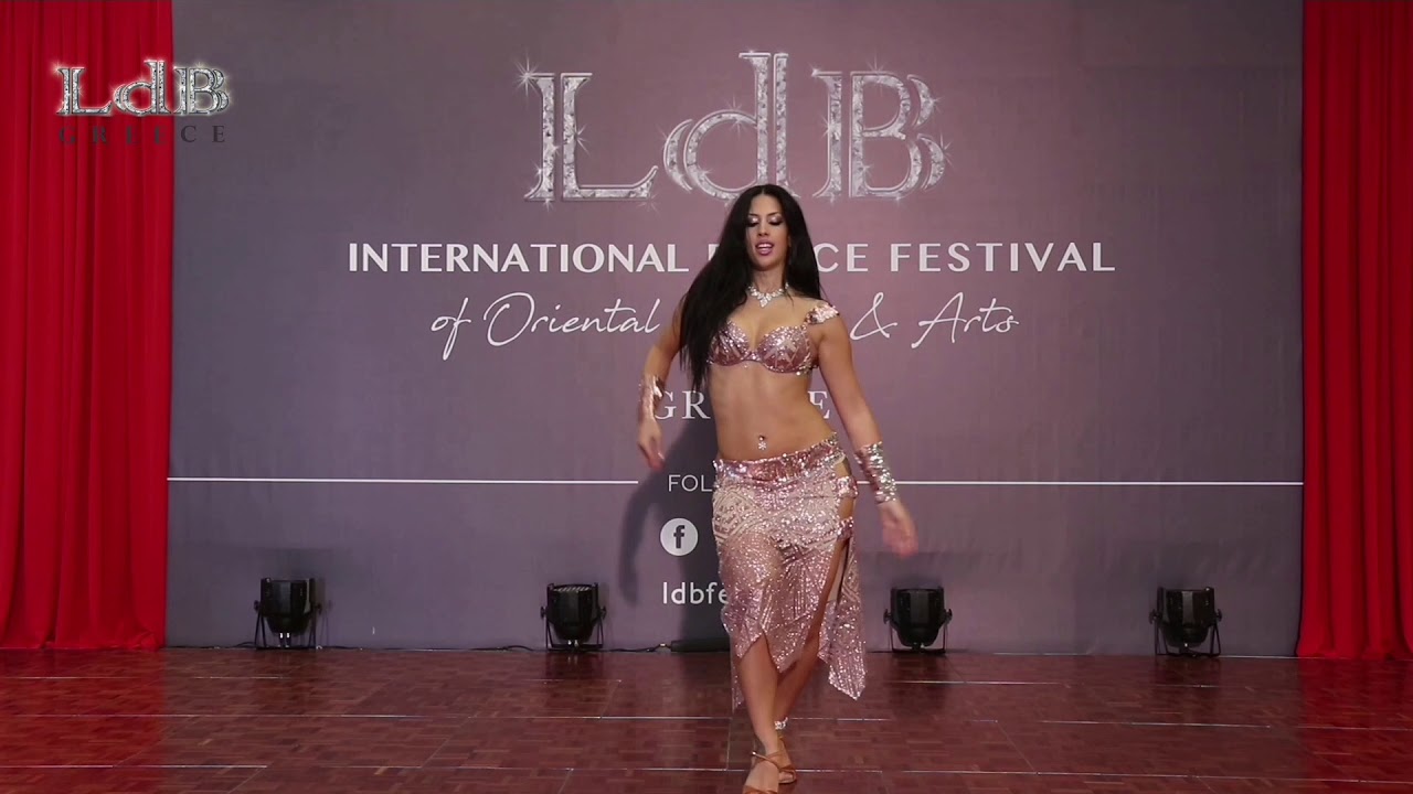1st place dancing Samba Fusion Oriental: Soteria Tikopoulou