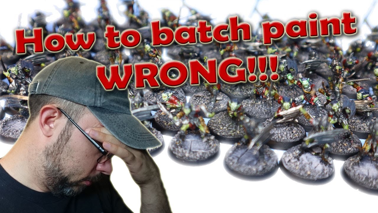 Painting 86 Lord of the Rings Goblins in a Week... the wrong way!!