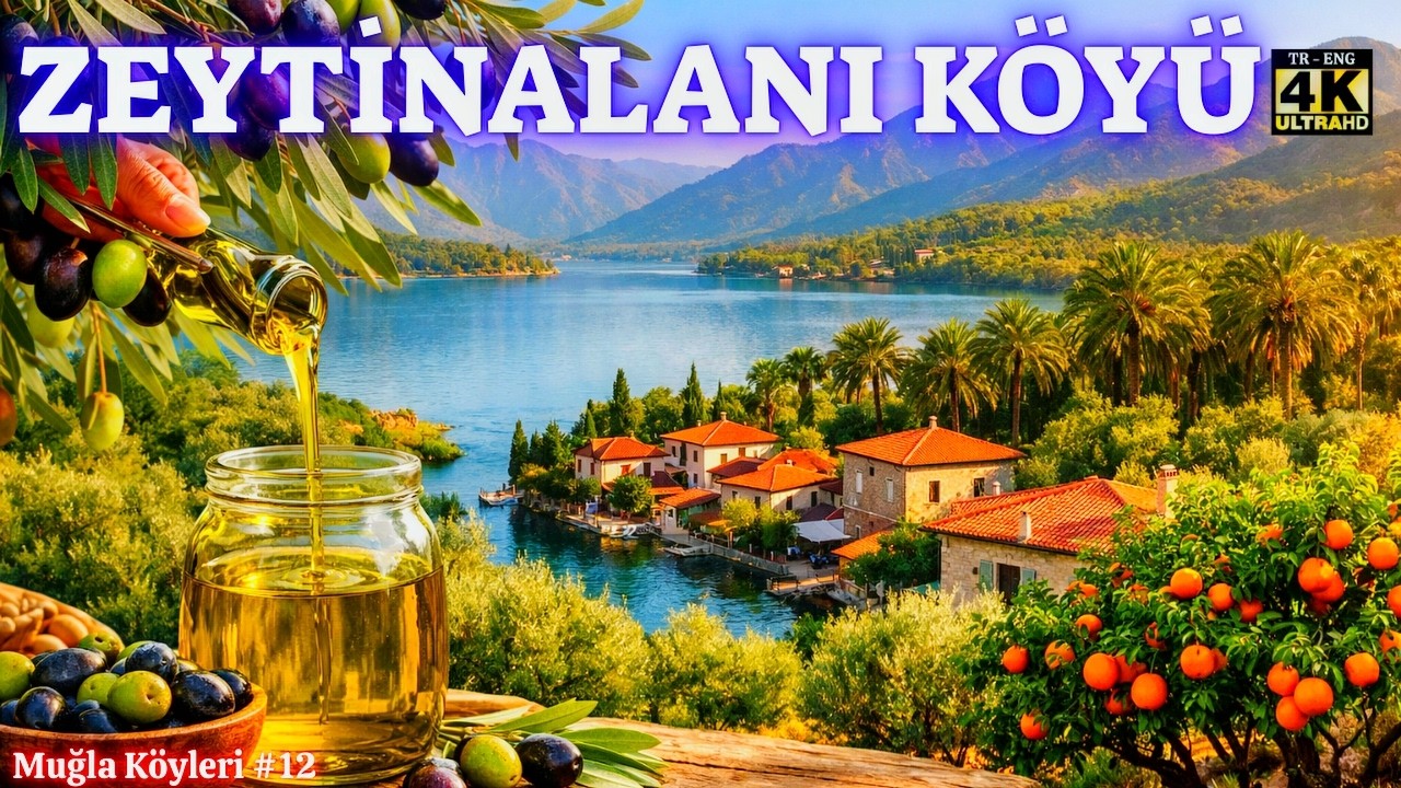 Köyceğiz Zeytinalanı Köyü | Zeytin Bahçeleri Arasında Göl Manzaralı Bir Köy