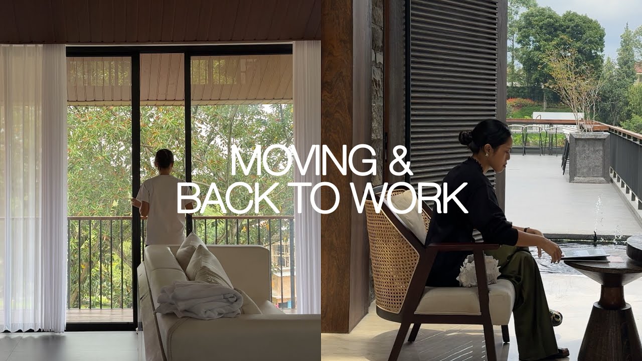 VLOG | moving, back to work, furniture hunt, and cooking