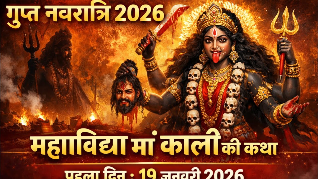 #गुप्त नवरात्रि के पहले दिन महा विद्या मां काली की कथा और पूजा विधि क्या है?