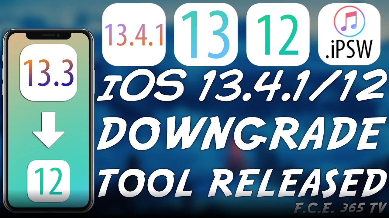 iOS 13.4.1 / 13 / 12 NEW iOS Downgrade Tool (RestoreM8) RELEASED! Easier iOS Downgrades