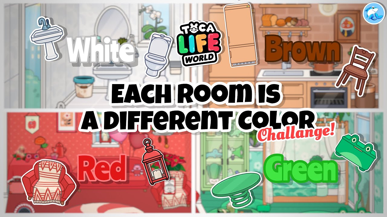 Toca Life World | Каждая комната — это уникальное цветовое испытание!? | Toca Boca