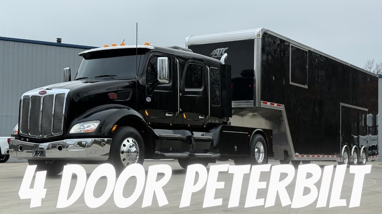 Переоборудование грузовика под заказ! Комплект 2021 года! Грузовик Peterbilt 579 Schwalbe с трехс...