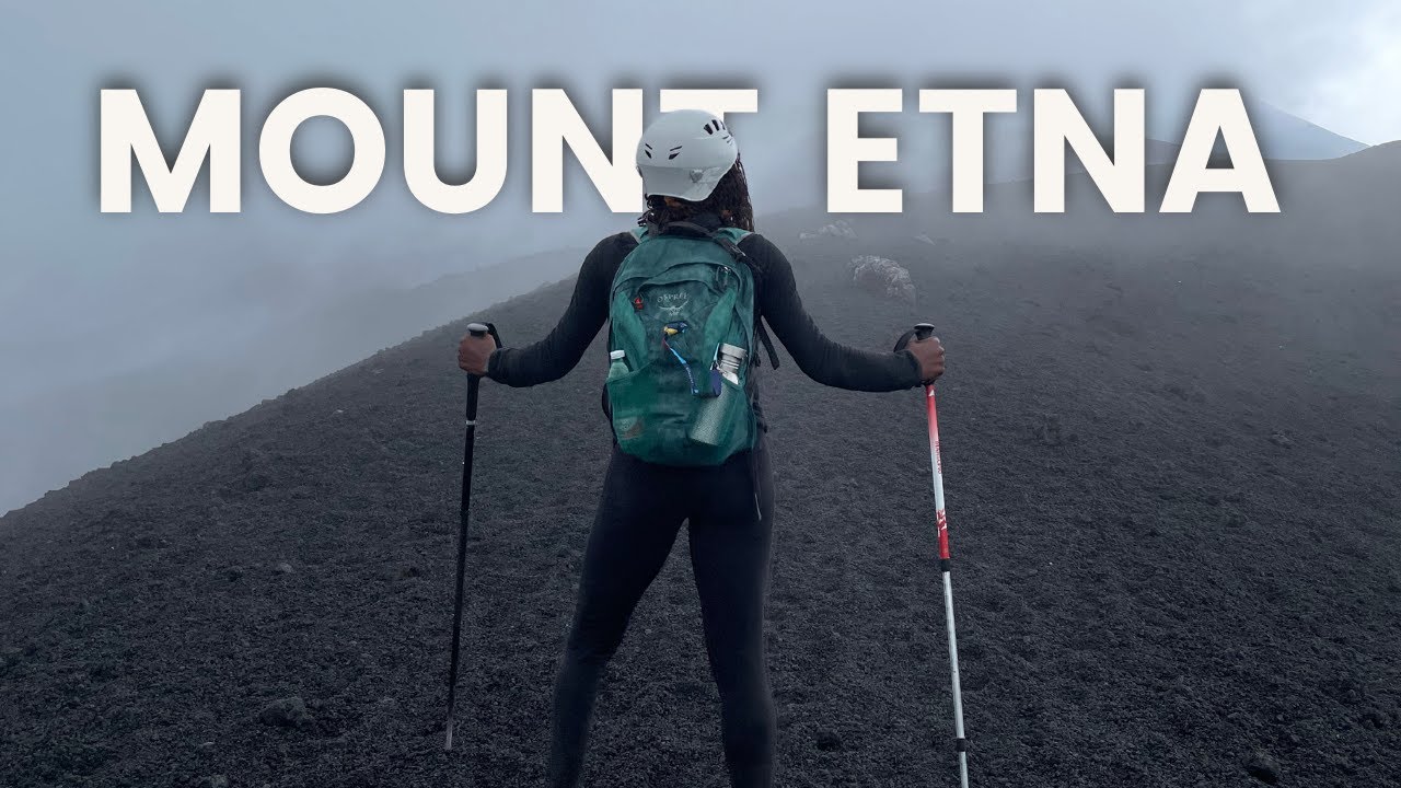 Hiking Mount Etna Volcano - Day Trip from Catania, Sicily in Italy // Solo Travel Vlog Series.