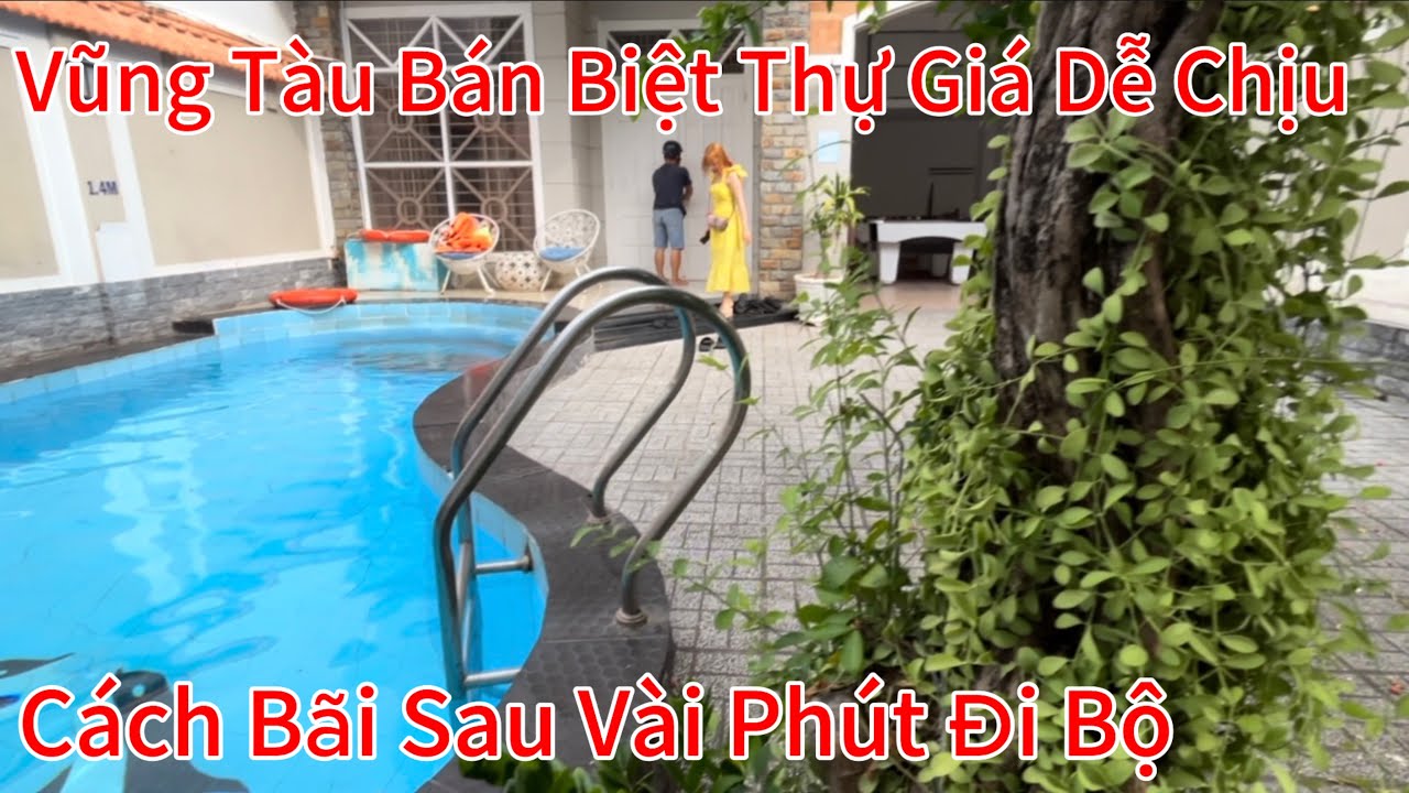 Vũng Tàu Bán Biệt Thự Ngay Bãi Sau ,Cách Vài Phút Đi Bộ Ra Đến Biển
