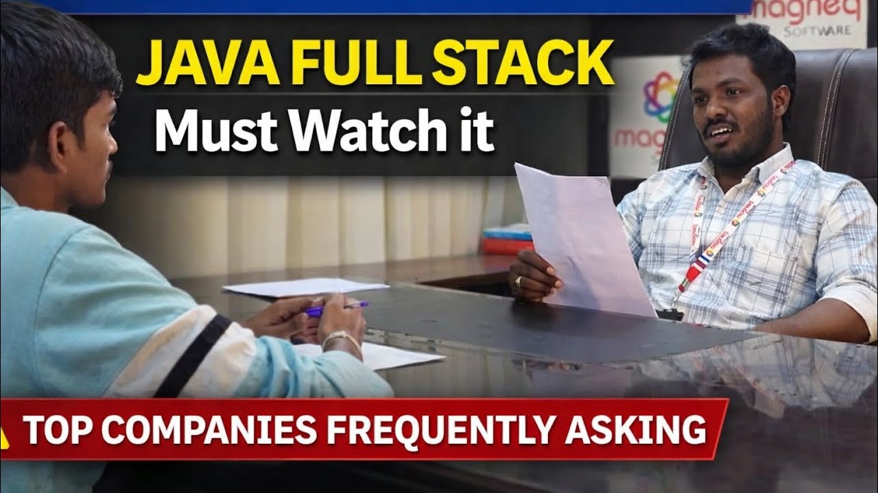 Interview tips that you must know it || watch it|| Magneq software|| Java Full stack 