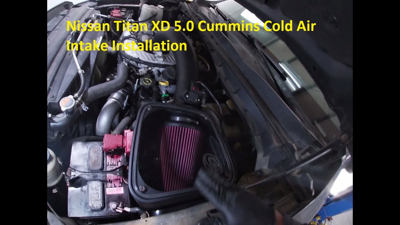Nissan Titan XD 5.0 Cummins Cold Air Intake Installation