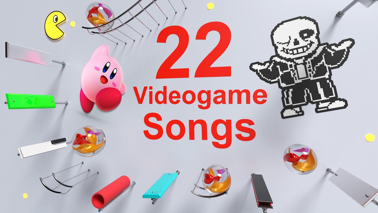 Marble Plays Video Game Songs On Amazing Instruments! #marblemusic #videogamemusic