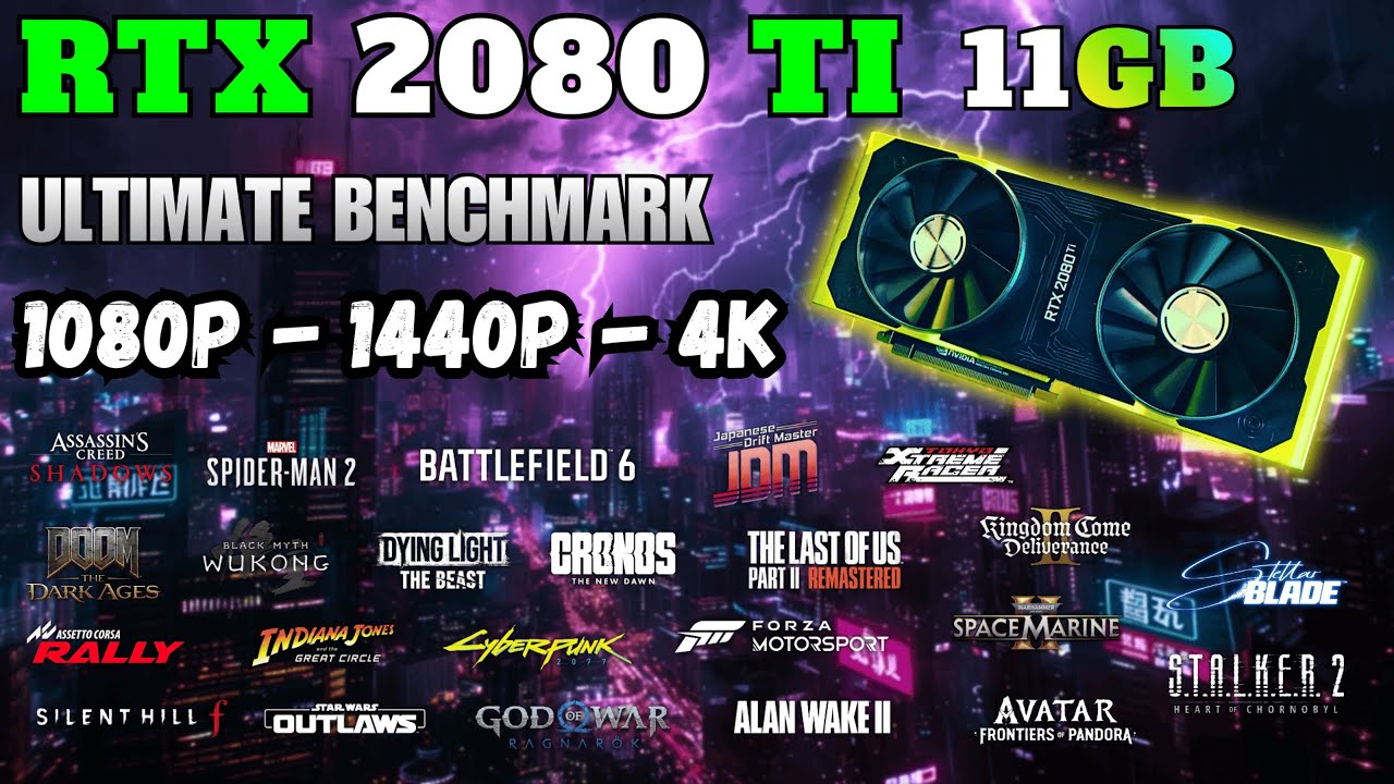RTX 2080 Ti 11GB  in 2026 | 1080p - 1440p - 4K Benchmark | Amazing Value!